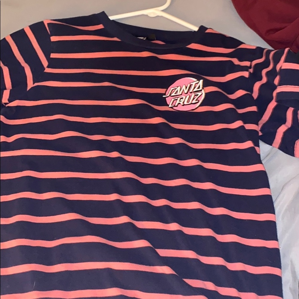 santa cruz striped tee